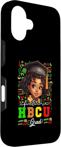 Vista 3 de Future HBCU Grad Black Girl Kids Graduation HBCU College Case for iPhone 16