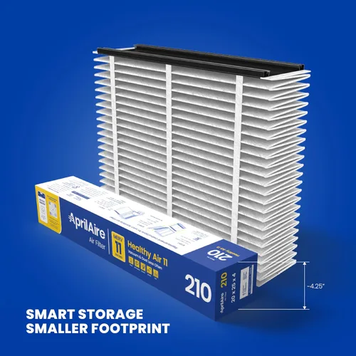 Vista 11 de AprilAire Filtro de Reemplazo 210 para Purificadores de Aire para Toda la Casa - MERV 11, Aire Limpio y Polvo, Filtro de Aire 20x25x4 (Paquete de 1)