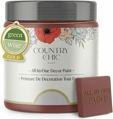 Vista 116 de Country Chic - Pintura a la tiza todo en uno para muebles y armarios, ecológica, acabado mate, con primer y sellador, para madera y metal, Alchemist