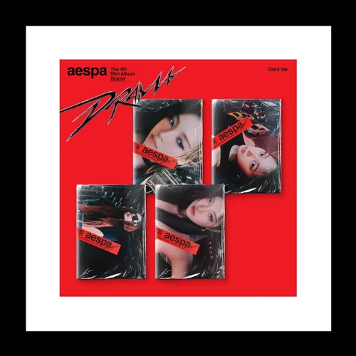 Vista 7 de aespa Drama 4º Mini álbum Photocard+Tracking Sealed Giant GISELLE Version