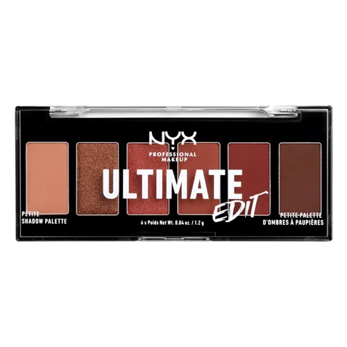 Vista 5 de NYX PROFESSIONAL MAKEUP Ultimate Edit Mini Paleta de Sombras, Paleta de Sombras de Ojos - Brillantes