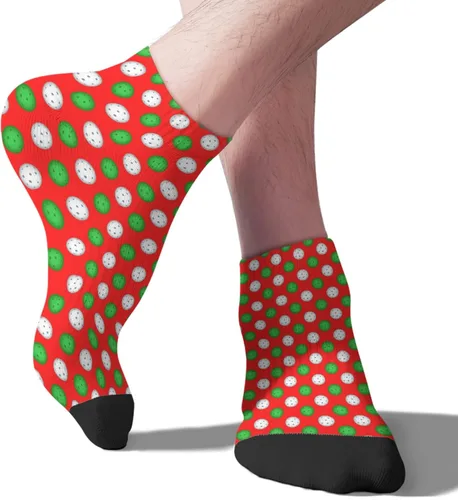 Vista 9 de devor Men Ankle Socks No Show Sock Mens Ankle Sock Cute PICKLEBALL Socks