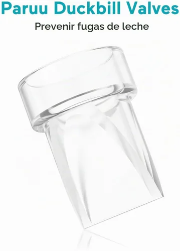 Vista 4 de Paruu Diafragma P16 y reemplazo de válvula, solo para extractor de leche portátil P16, paquete de 2 juegos de accesorios originales