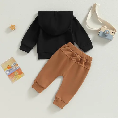 Vista 4 de Mamas - Ropa para niños pequeños, sudadera con capucha para otoño e invierno