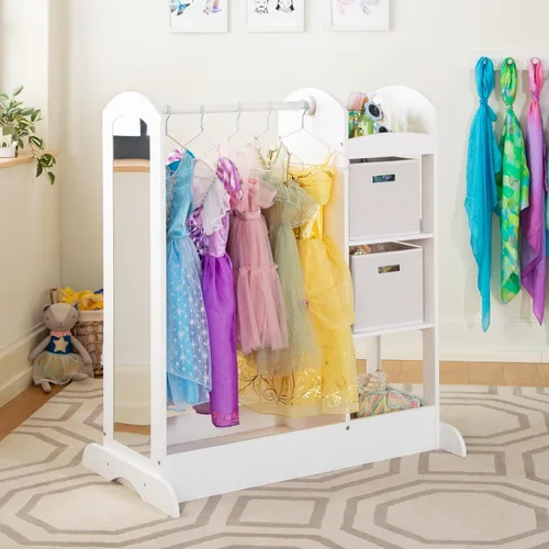 Vista 9 de Guidecraft Centro para ver y guardar vestidos, gris