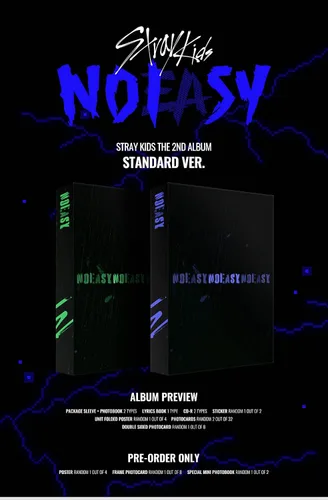 Vista 3 de JYP Ent. Stray Kids - NOEASY [Versión normal] (Vol.2) Álbum + Juego de tarjetas ilustradas adicionales (versión A) (JYPK1271)