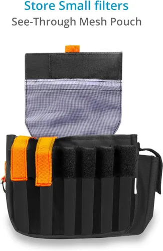 Vista 5 de PROAIM Bolsa de aire acondicionado (pequeña) para asistentes de cámara, puños y técnicos. Viene con un trabilla ancha para cinturón de 2.5