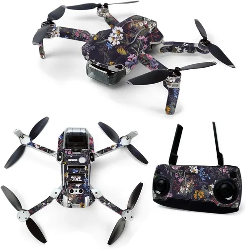Vista 13 de MightySkins Skin para DJI Mavic Mini Drone Quadcopter portátil – Flor de almendra Funda protectora de vinilo duradera y única Fácil de aplicar
