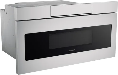 Vista 3 de SHARP SMD3070ASY - Horno de microondas con cajón, 30 pulgadas, 1.2 pies cúbicos, 950 vatios, panel de control táctil en ángulo oculto con pantalla