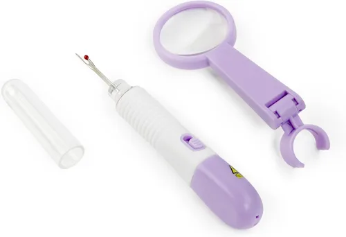 Vista 5 de Dritz Destripador de costura LED ampliado, morado