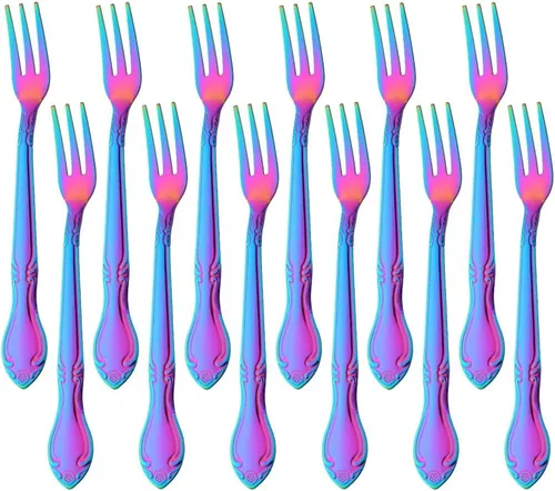 Vista 67 de Cucharas de sopa, cucharas redondas de acero inoxidable para caldo con borde de flor, juego de 12 piezas de acero inoxidable para café, azúcar