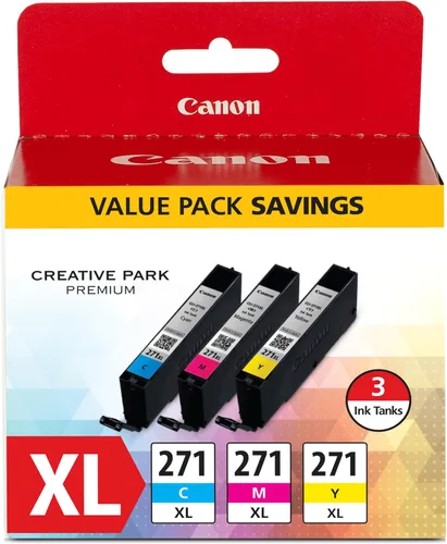Vista 16 de Canon CLI-271XL Depósito de tinta negra genuino, compatible con impresoras MG6820, MG6821, MG6822, MG5720, MG5721, MG5722, MG7720, TS5020, TS6020