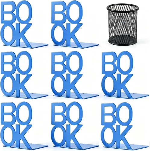 Vista 14 de Extremos para libros, soportes decorativos de metal para libros, libros, diseño de apariencia única, resistente Tapón de metal antideslizante
