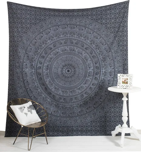 Vista 19 de Popular Tapestry Tapiz de elefante para colgar en la pared