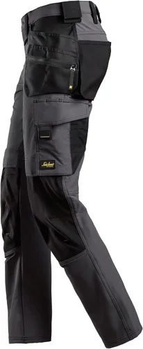 Vista 3 de Snickers Workwear AllroundWork 6271 - Pantalones elásticos completos con bolsillos para funda