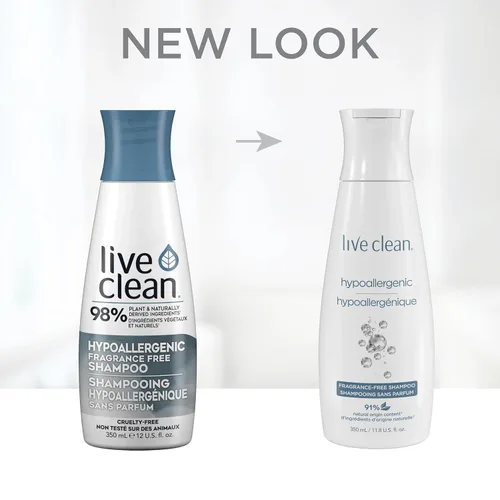 Vista 6 de Live Clean Champú hipoalergénico sensible 11.8 fl oz/12 fl.oz