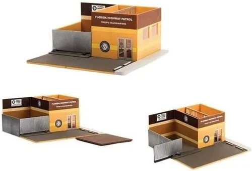 Vista 2 de Hot Pursuit Central Command Florida Highway Patrol, Naranja - Greenlight 57091-1/64 escala Diorama