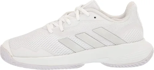 Vista 8 de adidas Courtjam Control - Tenis para mujer, Cloud White-silver Metallic