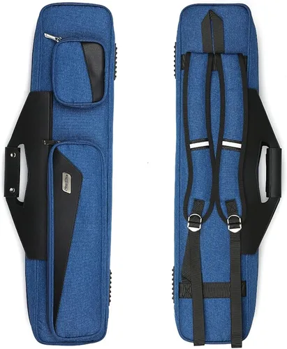 Vista 9 de Pool Cue Case 4x4 with Backpack Straps Carrying Case for 4 Pool Cues
