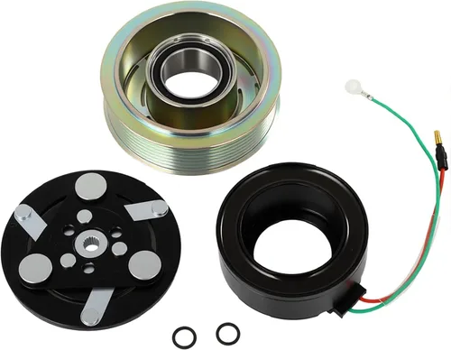 Vista 22 de CCIYU Embrague del compresor de aire acondicionado 2016-2018 para Fiat 500X 2.4L 2015-2021 para Jeep Renegade 2.4L AC Compresor para automóvil