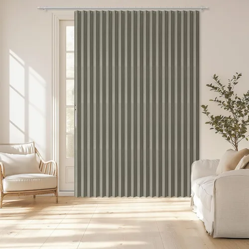 Vista 20 de AJAZZ Cortina de puerta magnética 100% opaca de acordeón para armario, cortina invisible para puerta interior de dormitorio, sala de estar, pasillo