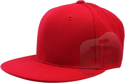 Vista 7 de Sombrero de pico plano ajustado liso (colores sólidos y neón)