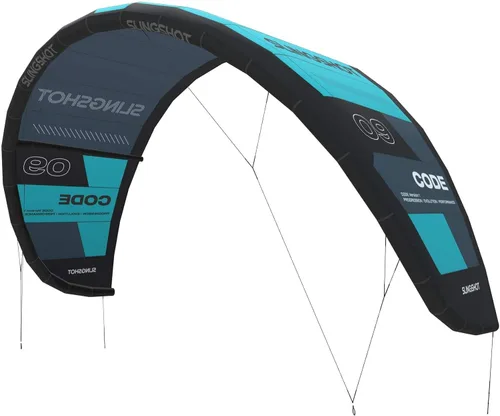 Vista 8 de Slingshot Sports Código V1 Kiteboard Cometa Verde