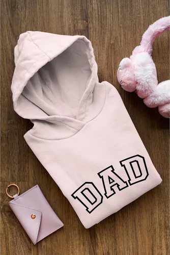 Vista 3 de Dad Hoodie, Dada Hoodie, Dad to be, Pregnancy Reveal Hoodie, Daddy Hoodie, Fathers Day Hoodie,Dad and Daddy, Comfort Colors, Ollie and Penny