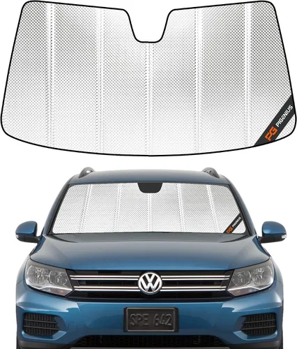 Vista 13 de Pigenius Parasol para parabrisas Volkswagen Tiguan 2009-2017, Tiguan Limited 2018 - Salvaguardia