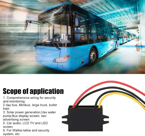 Vista 4 de F12S48V1A2S 12V a 48V Módulo de aumento de voltaje Módulo de aumento de voltaje Regulador de potencia Convertidores de potencia de refuerzo 2.480 x