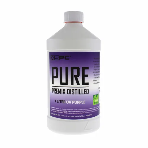 Vista 6 de XSPC Pure Premix - Refrigerante destilado para PC, 1 litro, transparente