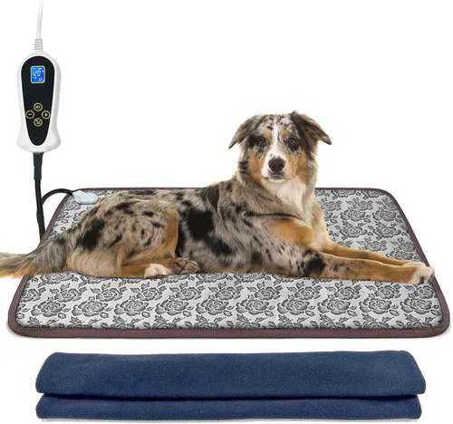 Vista 11 de Almohadilla térmica para gatos, (18 x 18 pulgadas), almohadilla térmica para mascotas para gatos, cachorros, manta térmica para perros