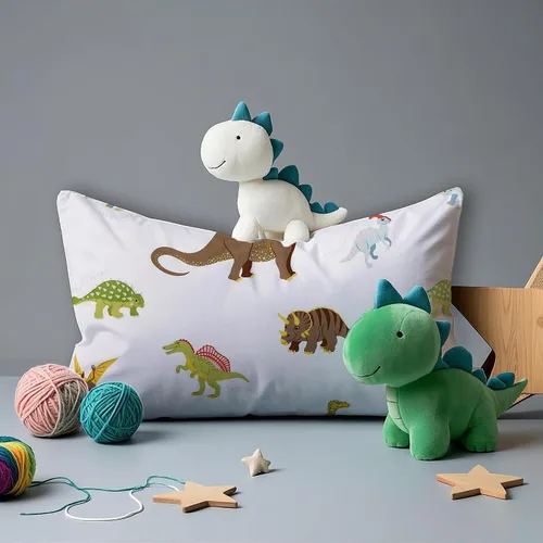 Vista 3 de MAG Juego de 2 fundas de almohada estándar de color blanco, 20 x 26 pulgadas, para niños, adolescentes