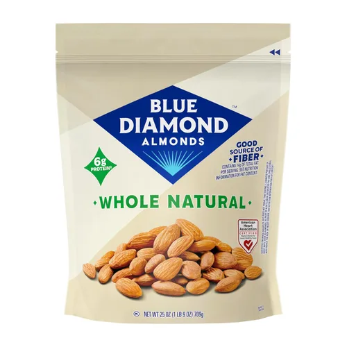 Vista 13 de Blue Diamond Almendras tostadas al horno con sabor a chocolate oscuro, bolsa resellable de 25 onzas, paquete de 1