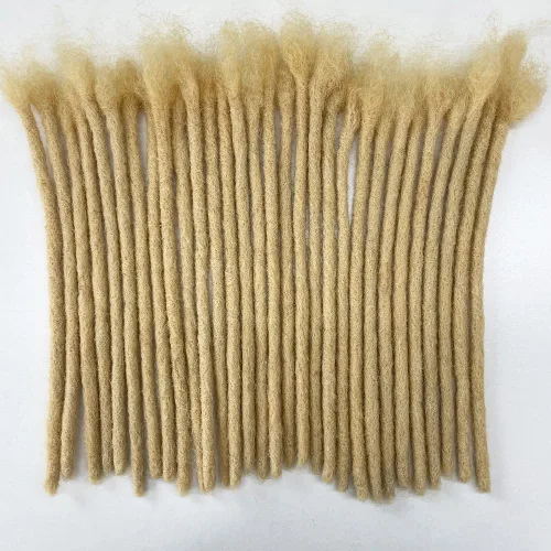 Vista 11 de Loc - Extensiones de cabello humano de 0.2cm de ancho, 4 pulgadas, 10 hebras de color negro natural, completamente hechas a mano, permanentes, se