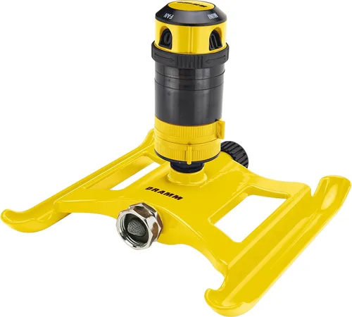 Vista 10 de Dramm ColorStorm - Aspersor de transmisión por engranajes sobre base de metal resistente y duradera, 4 patrones, ideal para áreas pequeñas, medianas