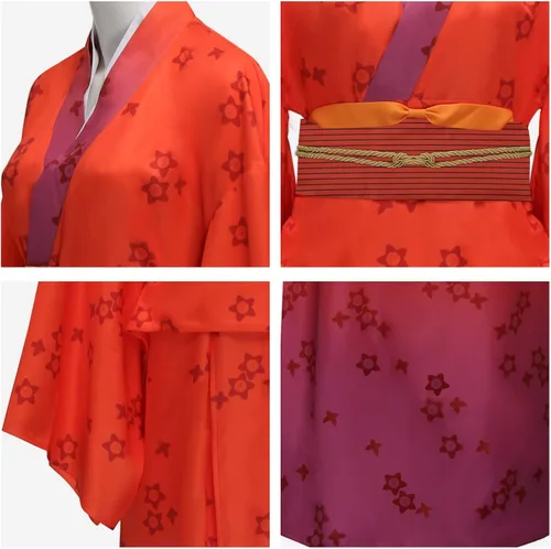 Vista 7 de Disfraz de anime Ubuyashiki Amane Cosplay Kimono Conjunto de disfraz de anime