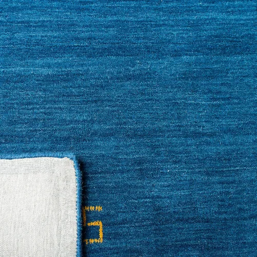 Vista 6 de SAFAVIEH Himalaya Collection - Alfombra de pasillo, 2 pies 3 pulgadas x 6 pies, color azul, lana hecha a mano, ideal para zonas de alto tráfico