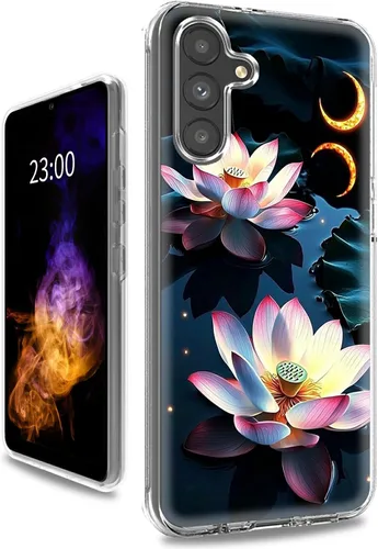 Vista 29 de Funda transparente para Samsung A15 5G de 6.5 pulgadas, doble capa protectora a prueba de golpes de PC transparente de silicona suave