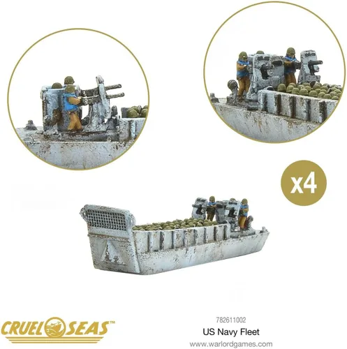 Vista 5 de Warlord Cruel Seas US Navy Fleet War Game - Juego de mesa de estrategia de juego de rol 1:300 para adultos, juego de mesa de guerra estratégico