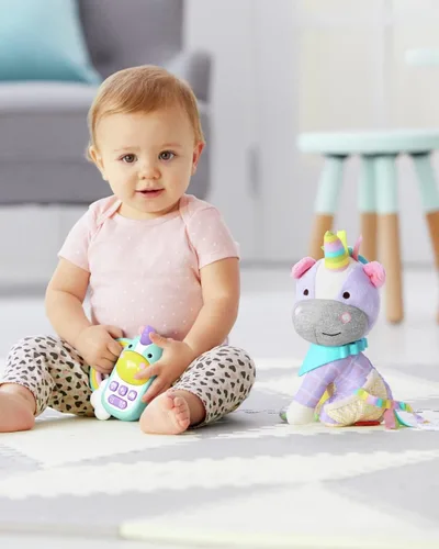 Vista 3 de Skip Hop Juguete telefónico para bebés: teléfono celular de zoológico, unicornio