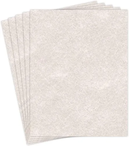 Vista 8 de Papel de cartulina reciclada pergamino envejecido, ideal para artes y manualidades, invitaciones, menús de restaurantes, tarjetas de felicitación