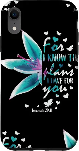 Vista 25 de Bible Verse Phone Cases Christian Gifts Women Jeremiah 29 11 Case for iPhone 17