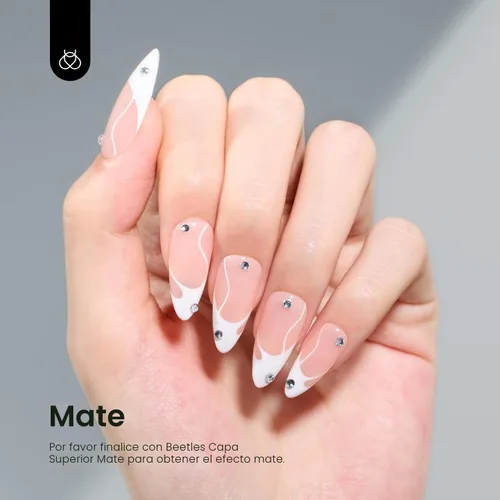 Vista 4 de Beetles - Esmalte de uñas en gel, 1 unidad de 0.5 onzas fluidas (15ml), extracción por remojo, arte de uñas, estética de manicura, bricolaje, curado