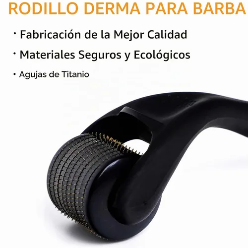 Vista 2 de Angel Kiss Microneedling Derma Roller para cara, cuerpo y barba - Rodillo micro aguja de 0.010 in