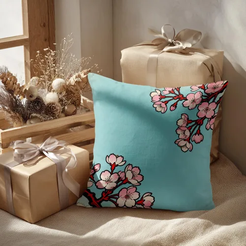 Vista 118 de Batmerry Autumn Pumpkin Templeton Throw Pillow Covers, Green Leaves Paths Forests Decorative Pillow Covers Digital Printing Blended for Couch Sofa