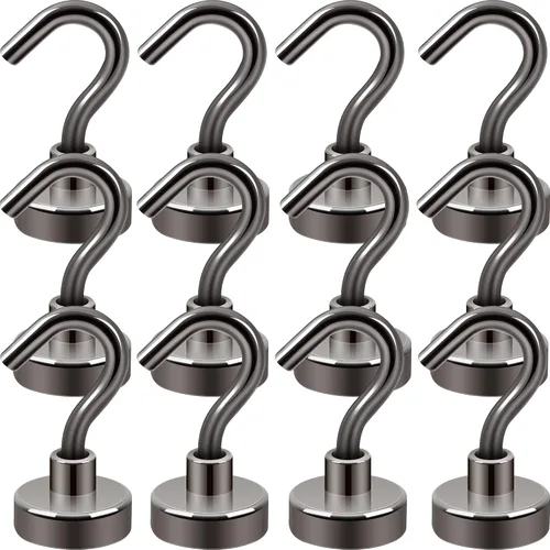 Vista 20 de Neosmuk Ganchos magnéticos, resistente 30 libras + gancho magnético fuerte para cabinas de cruceros, Cruise Essentials 2026 para colgar, ganchos