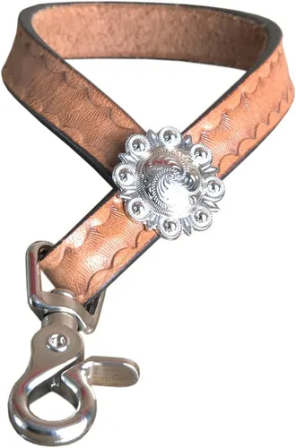 Vista 2 de HILASON Caballo de cuero amarre Hobble Keeper Sunset herramienta de mano 4 pulgadas
