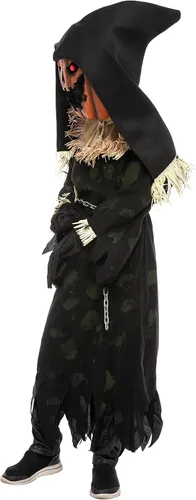 Vista 3 de Spooktacular Creations Disfraz unisex de calabaza malvada para Halloween para niños, disfraz de calabaza aterradora para Halloween y cosplay