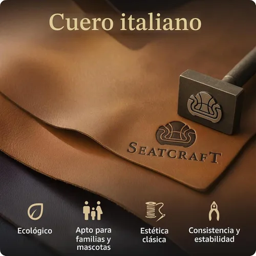 Vista 3 de Seatcraft Asiento de cine en casa Diamante Marrón Reclinable Individual